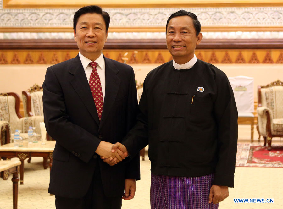 Le vice-président chinois rencontre les dirigeants du Myanmar