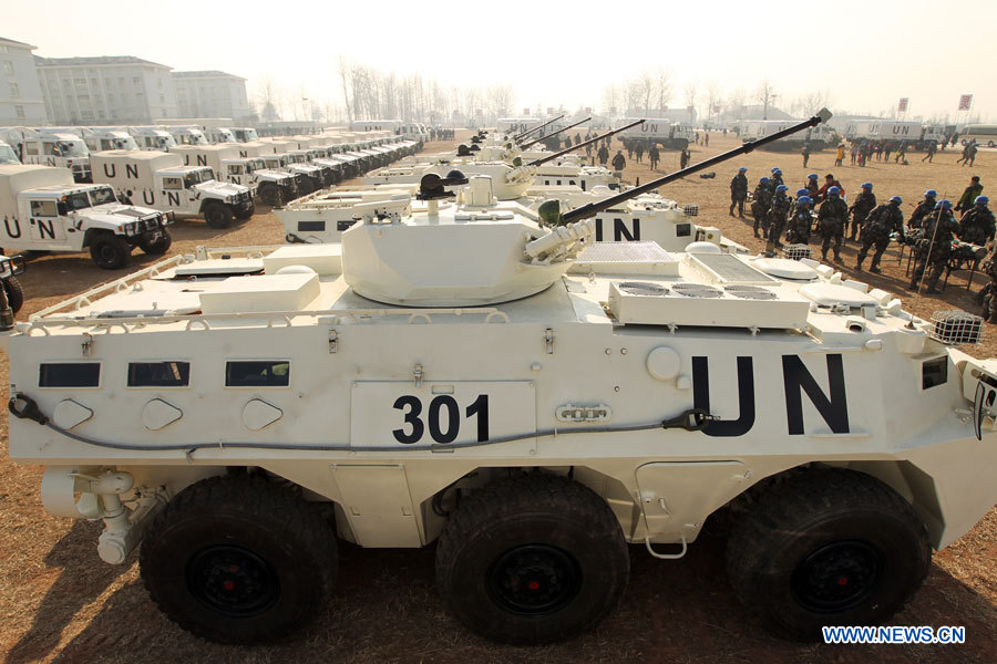 La Chine envoie son premier bataillon d'infanterie pour une mission de l'ONU