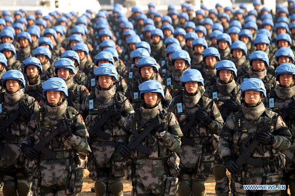 La Chine envoie son premier bataillon d'infanterie pour une mission de l'ONU