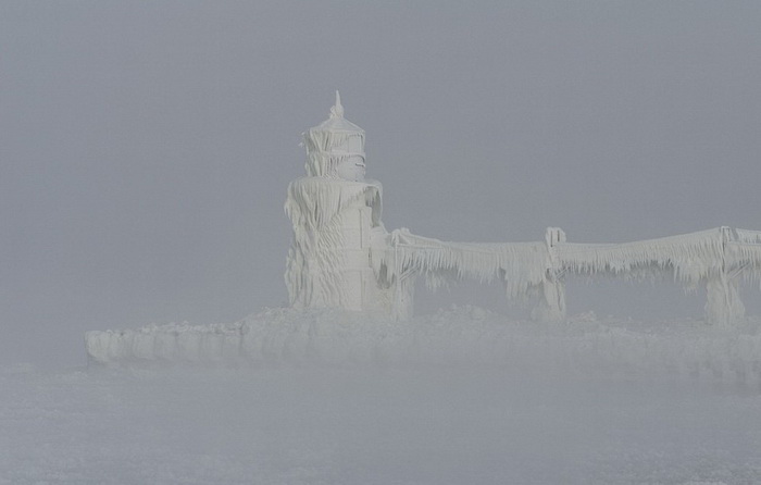 Spectaculaire halo de glace au Nouveau Mexique