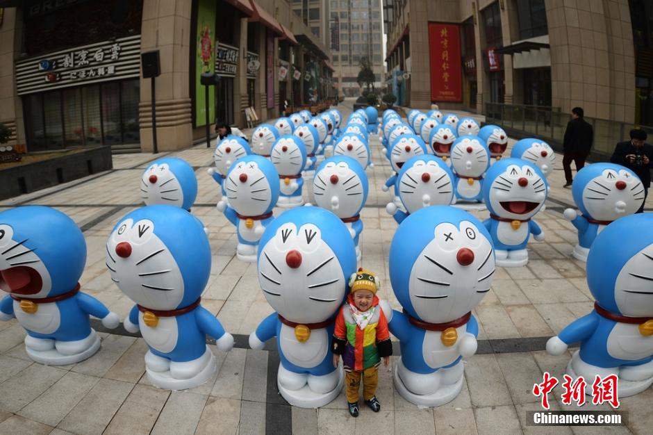 Hunan : les Doraemon descendent dans la rue 