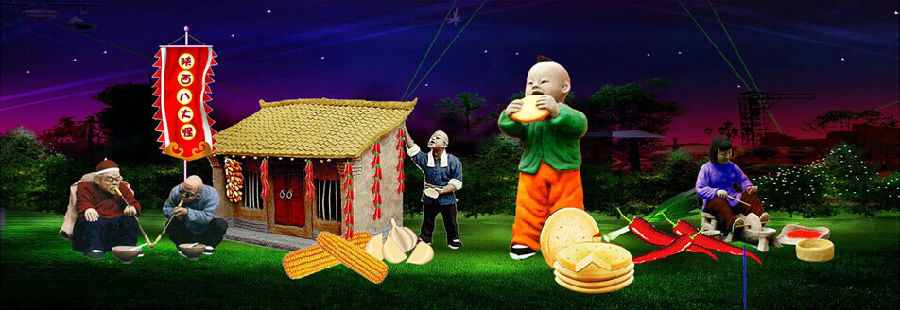 L'exposition de lanternes du Nouvel An 2015 aura lieu à la foire du temple du Tang Paradise