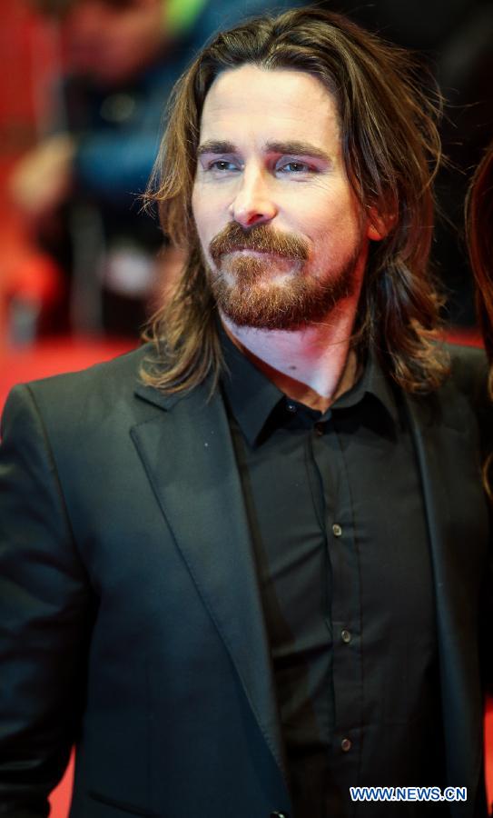 Christian Bale sur le tapis rouge pour la promotion du film "Knights of Cups" lors de la 65e Berlinale à Berlin, en Allemagne, le 8 février 2015.