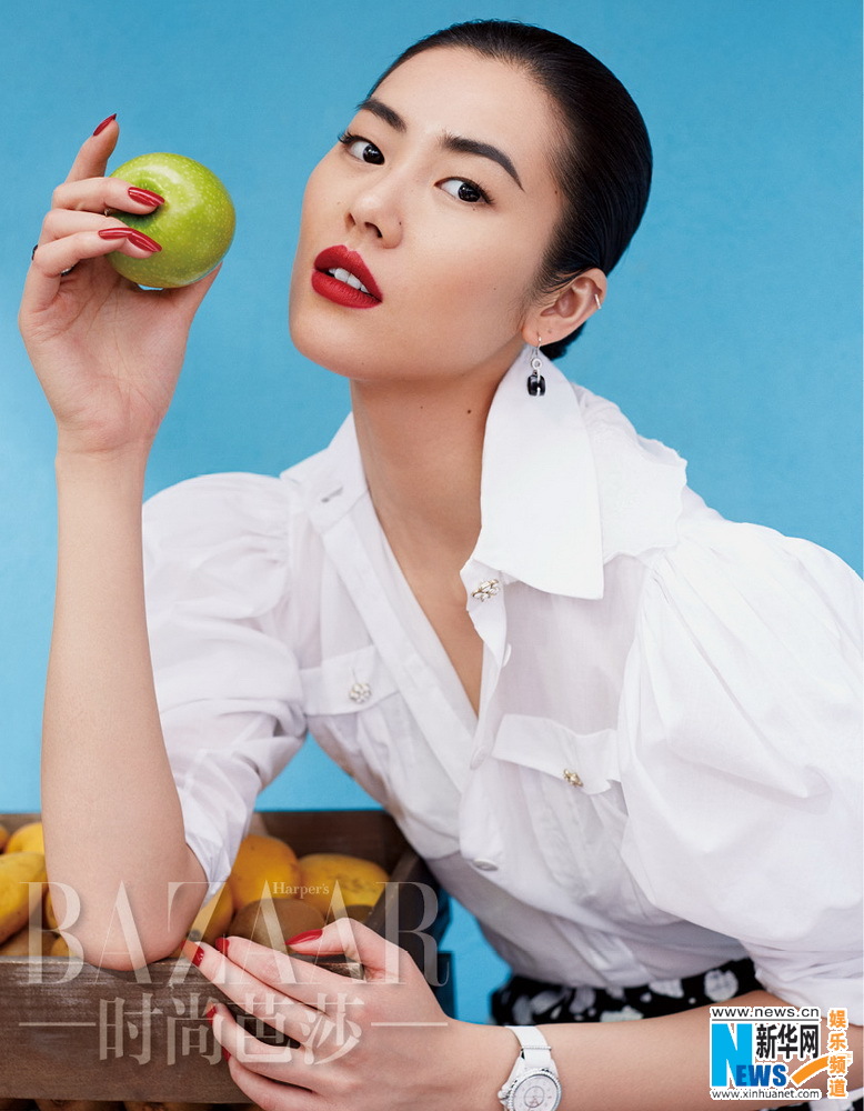 Liu Wen en couverture de BAZAAR