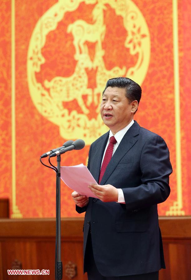 Le président Xi Jinping souligne les liens familiaux à l'occasion de la fête du Printemps