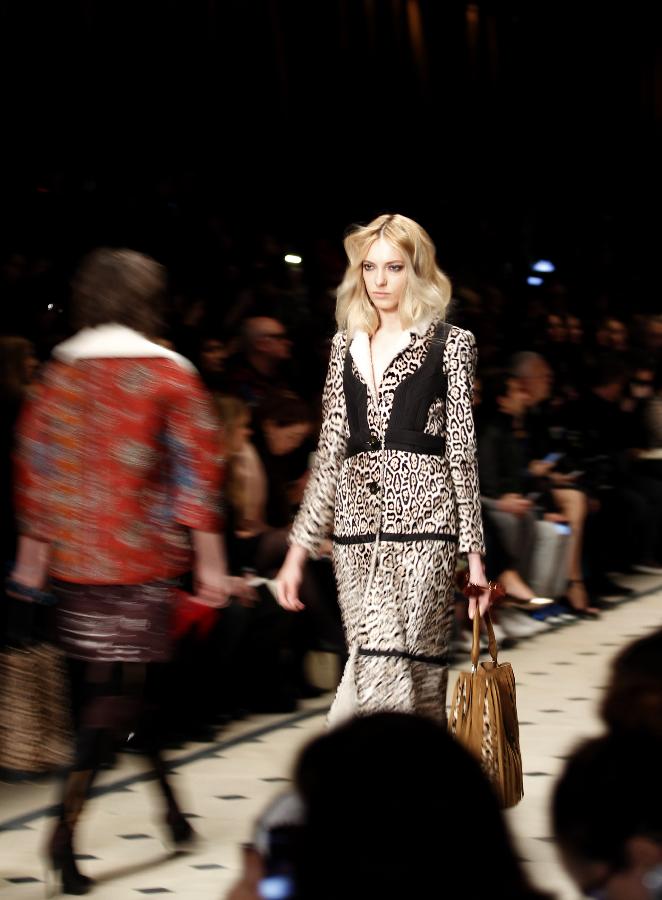 Fashion Week de Londres: Défilé Burberry Prorsum automne/hiver 2015 