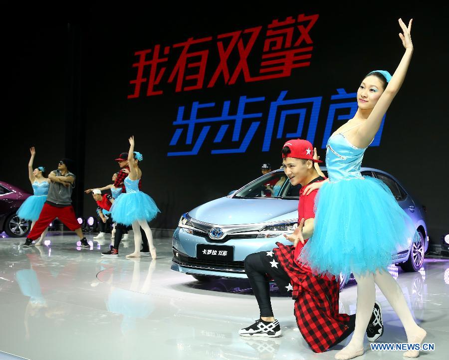 Chine : ouverture du salon automobile 2015 de Shanghai