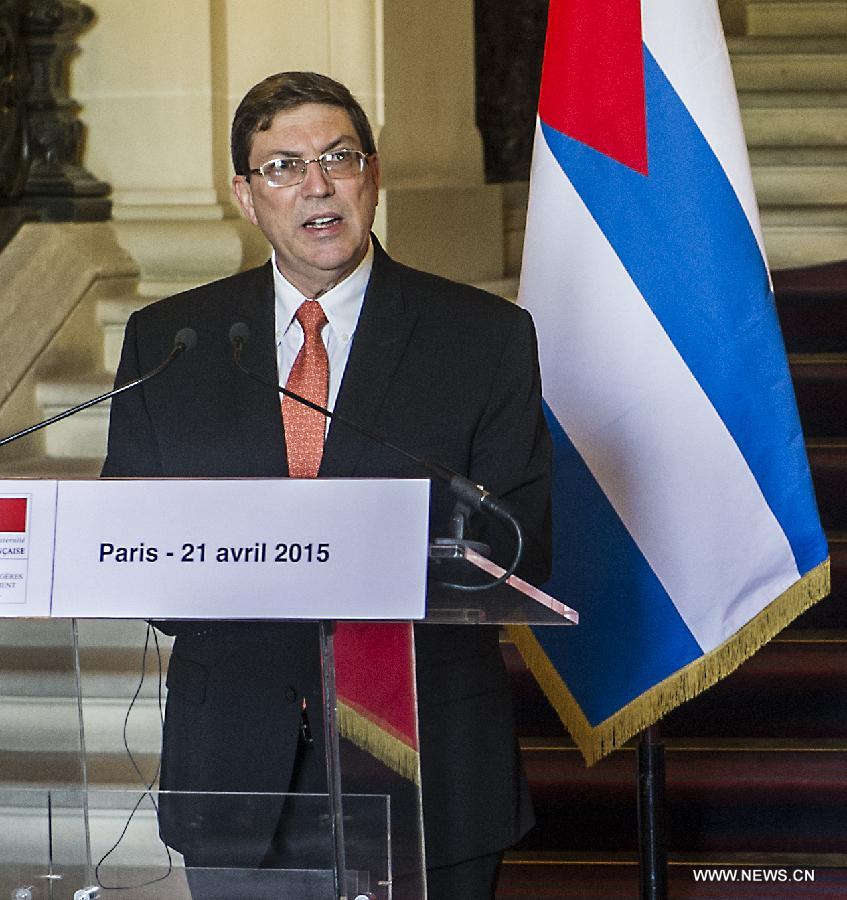 Visite officielle du chef de la diplomatie cubaine en France