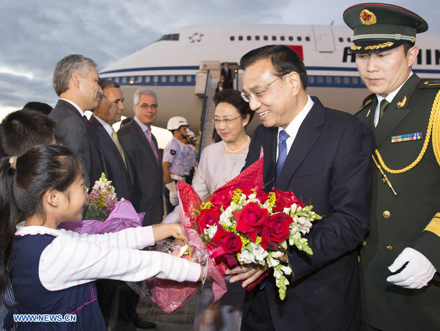 Arrivée du Premier ministre chinois au Brésil pour une visite officielle