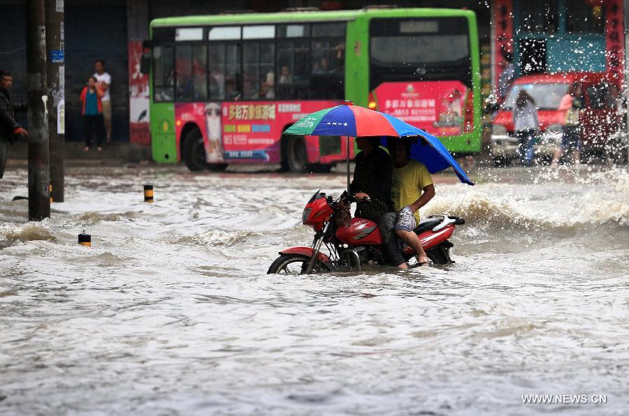 Chine : plus de 410.000 personnes affectées par les pluies torrentielles 
