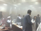 Attaque des Talibans contre le parlement afghan à Kaboul