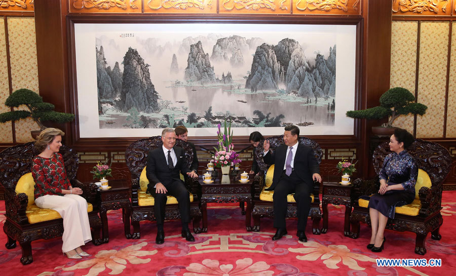 Xi Jinping satisfait du développement des relations Chine-Belgique