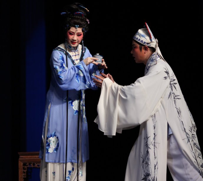 Une scène de la "Femme chaste", interpretée par Zen Jingping (photo d'archives)