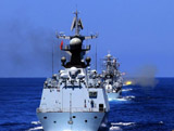 Manœuvres navales complexes de la marine chinoise