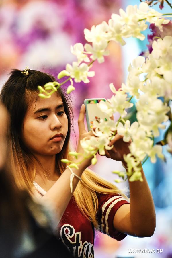 Une exposition d'orchidées débute à Bangkok