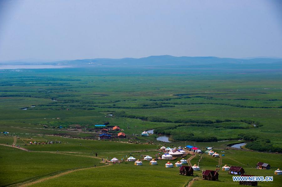 Photos - paysages de la prairie de Ulgai en Mongolie intérieure 