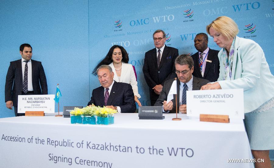 L'OMC accepte officiellement le Kazakhstan en tant que membre-Etat