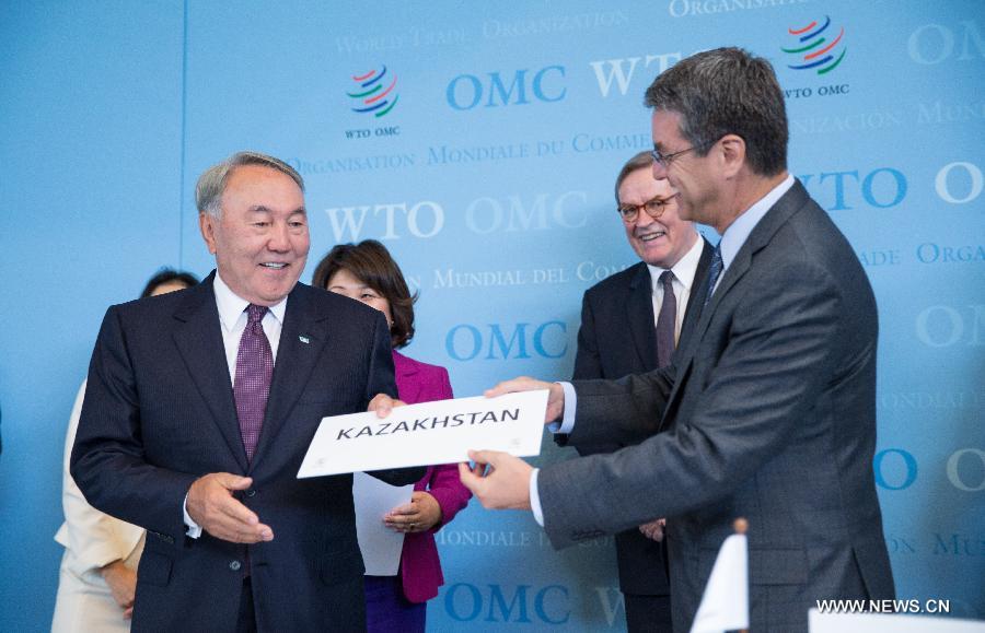 L'OMC accepte officiellement le Kazakhstan en tant que membre-Etat