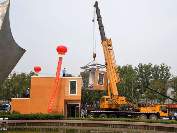 Record d'une villa chinoise 3D montée en trois heures