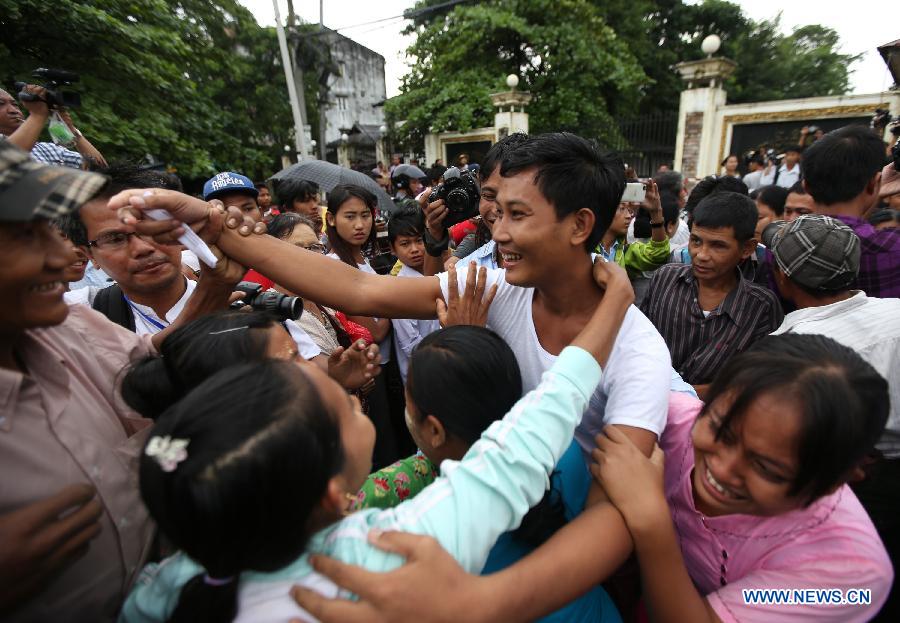 Le Myanmar accorde l'amnistie à 6966 prisonniers, y compris à des bûcherons chinois
