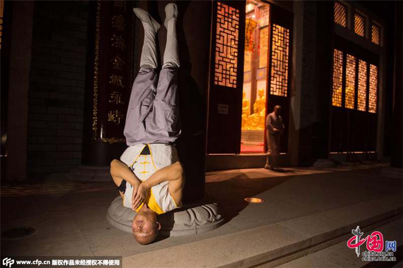 Le quotidien d'un moine guerrier Shaolin à Changchun