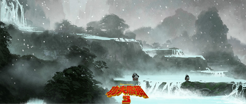 Les décors de Chine dans Kung Fu Panda 3