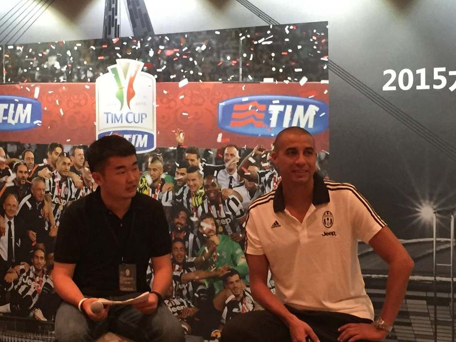 David Trezeguet à Shanghai