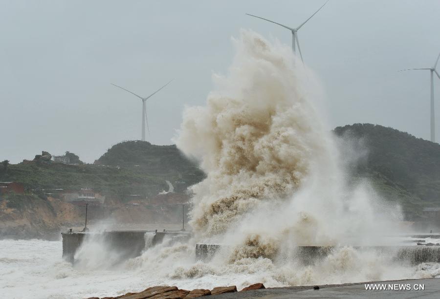 Le typhon Soudelor ravage l'est de la Chine 