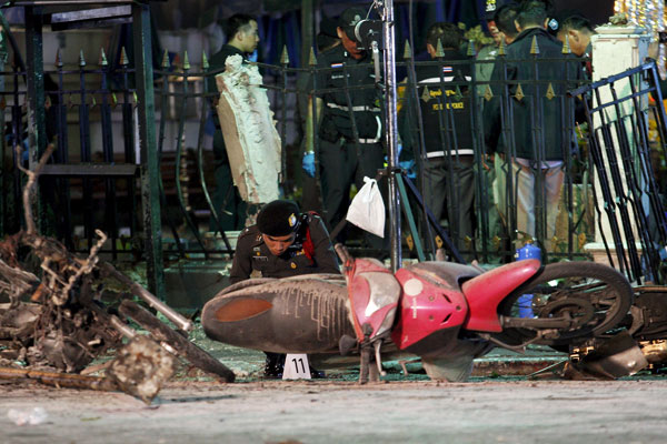 Attentat à la bombe à Bangkok : au moins 16 morts dont plusieurs Chinois