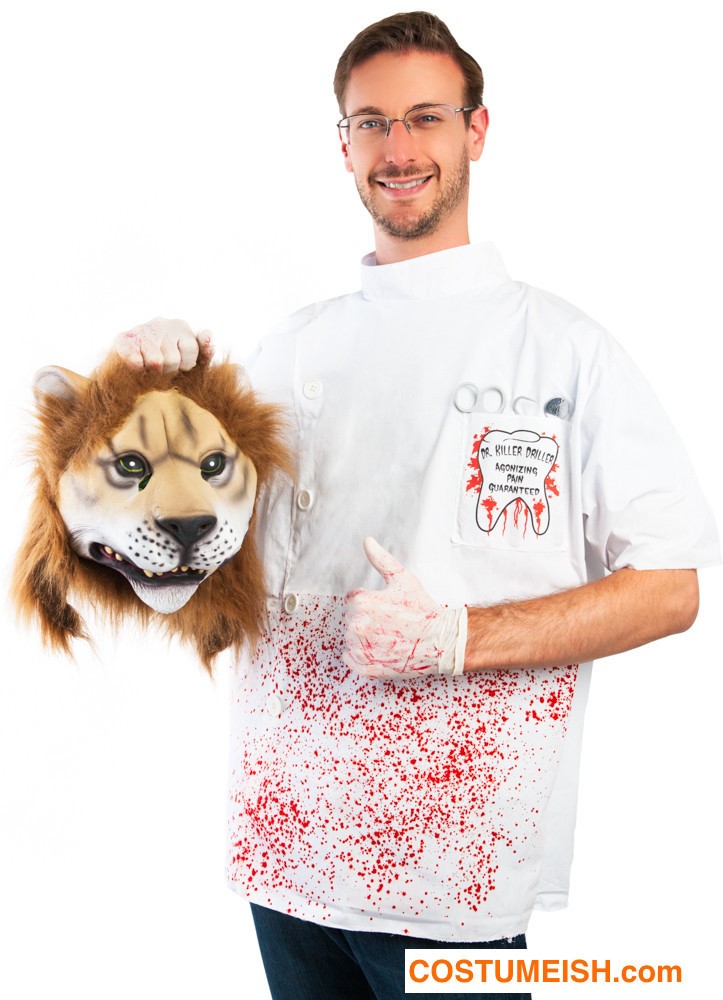 Le dentiste tueur du lion Cecil devient un déguisement d'Halloween