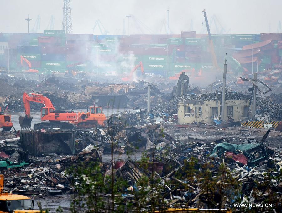 Explosions de Tianjin : le bilan s'alourdit à 158 morts