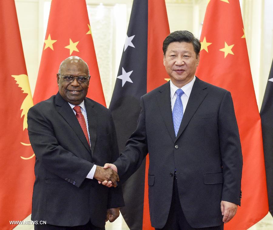 Xi Jinping rencontre le gouverneur général de Papouasie-Nouvelle-Guinée à Beijing