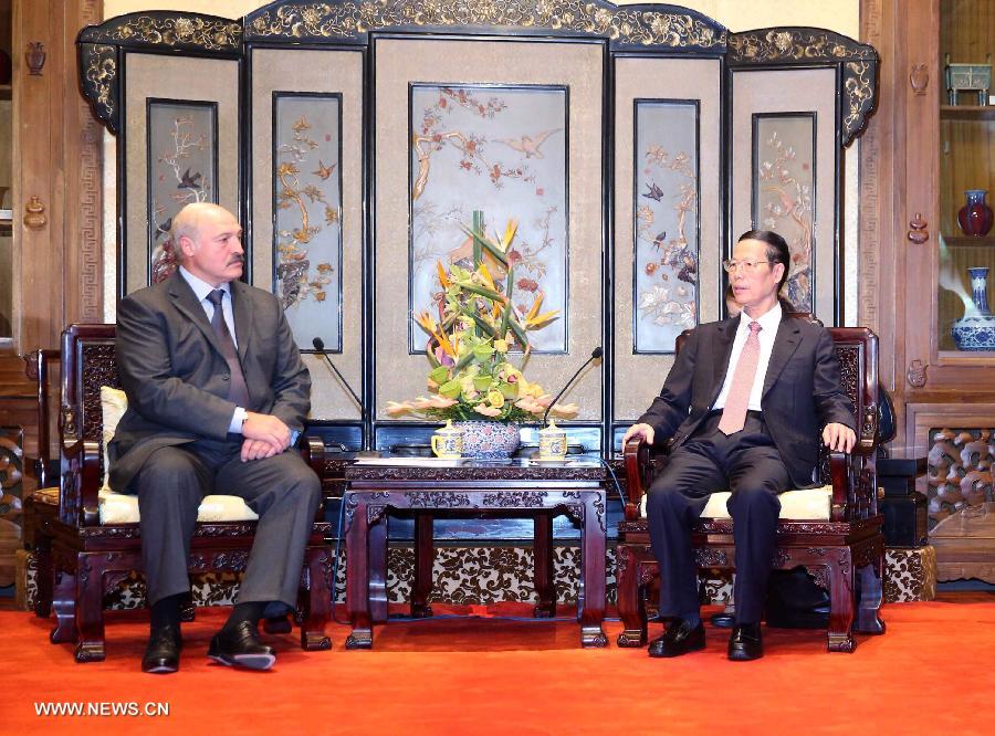 Un vice-PM chinois rencontre le président biélorusse