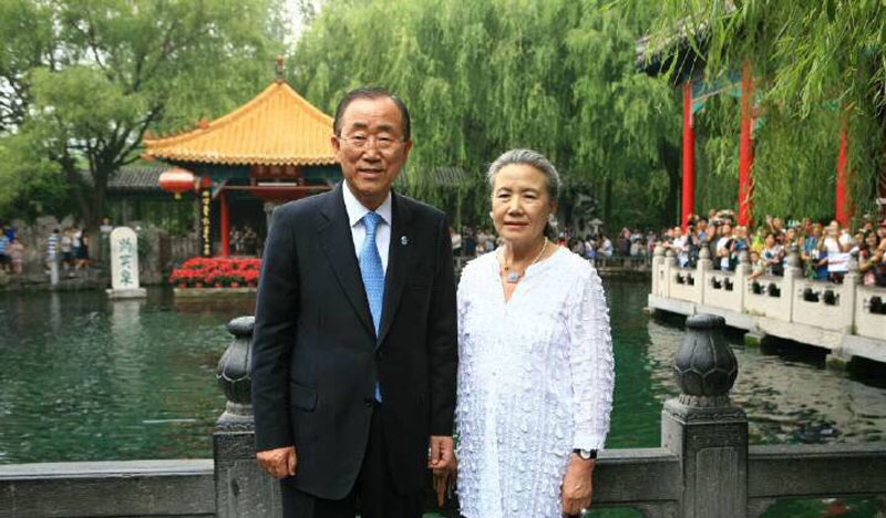 Baotuquan : Ban Ki-moon visite la ville des sources
