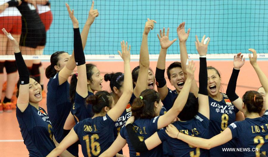 L'équipe chinoise remporte la coupe du monde de volley-ball féminin 2015