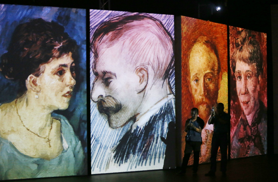 Beijing : l'expo « Van Gogh Alive » fait appel à tous les sens