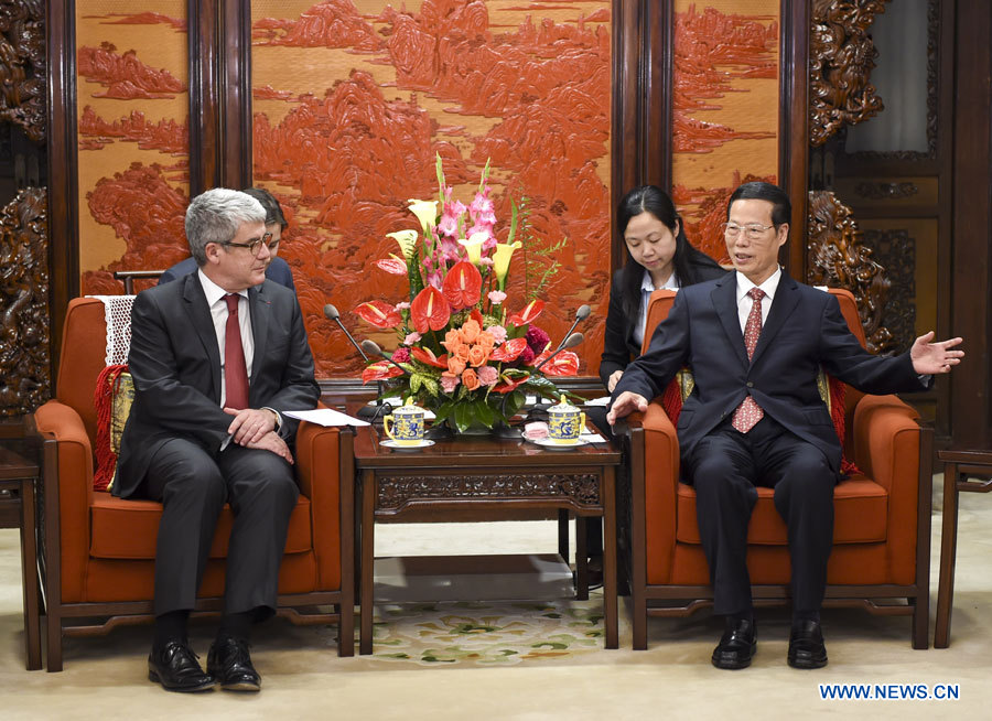 Un vice-Premier ministre chinois rencontre un conseiller du président français