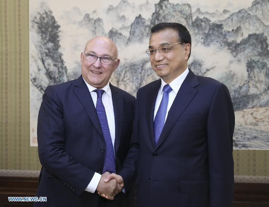 Li Keqiang rencontre le ministre français des Finances
