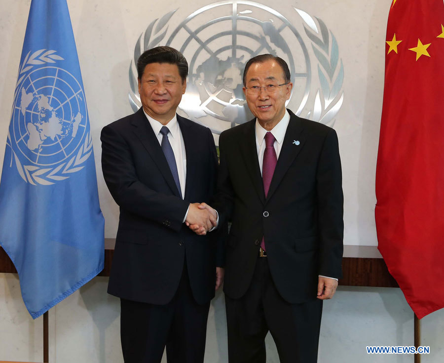 Le président chinois réaffirme son soutien à l'autorité de l'ONU et appelle à approfondir la coopération