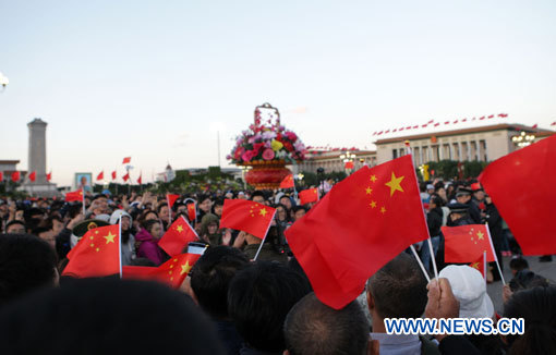 1,15 million de touristes à Beijing pour la Fête nationale
