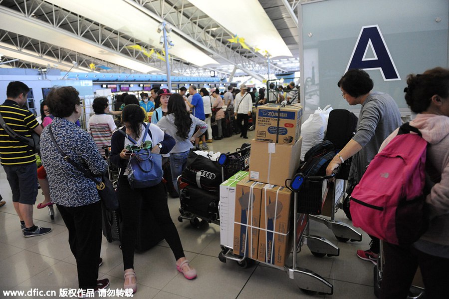 En huit jours, les touristes chinois ont dépensé 730 millions d’euros au Japon
