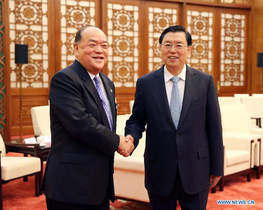 Zhang Dejiang rencontre des législateurs de Macao