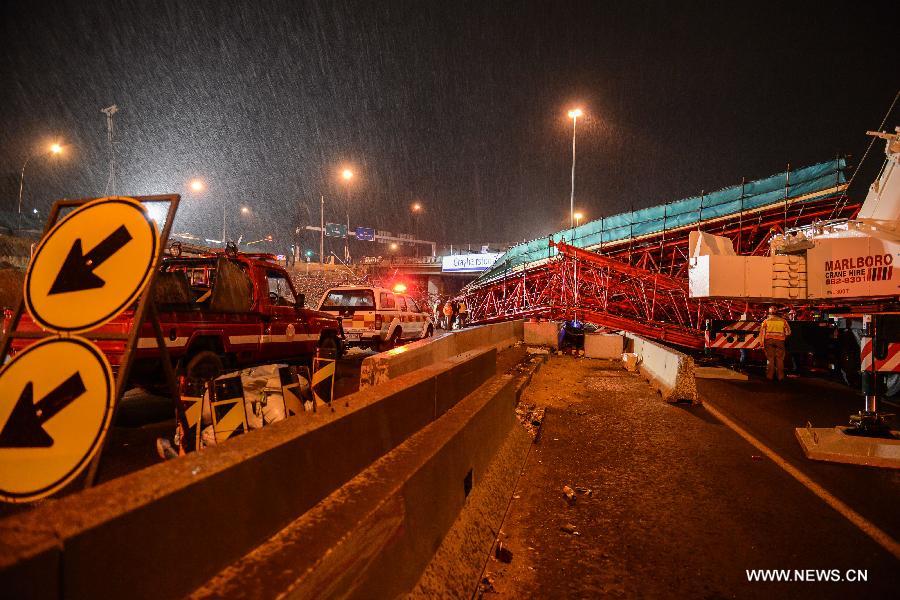 Afrique du Sud: 2 morts et 23 blessés dans l'effondrement d'un pont à Johannesburg