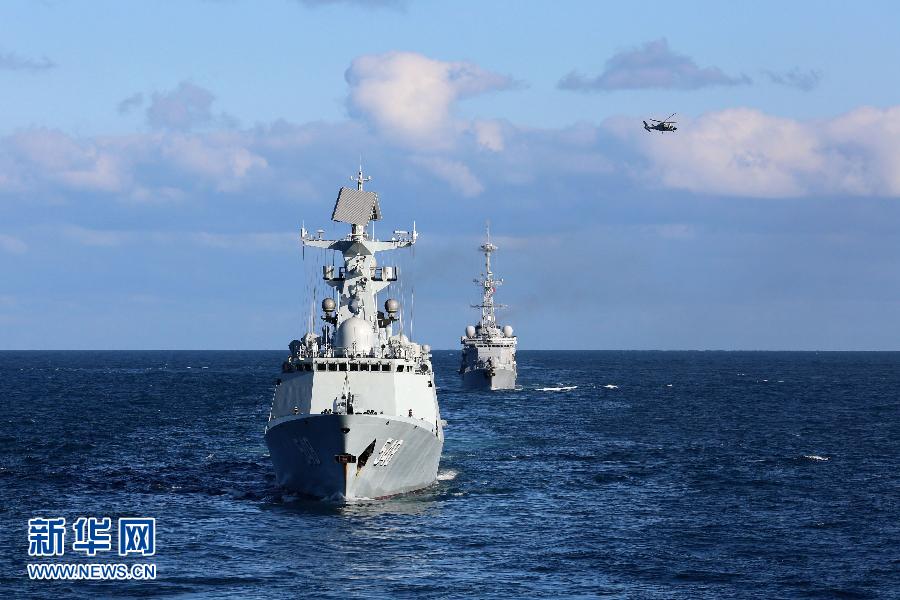 Exercice naval franco-chinois dans la Manche