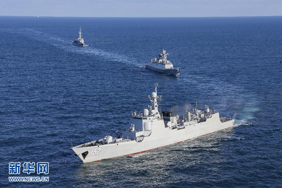 Exercice naval franco-chinois dans la Manche