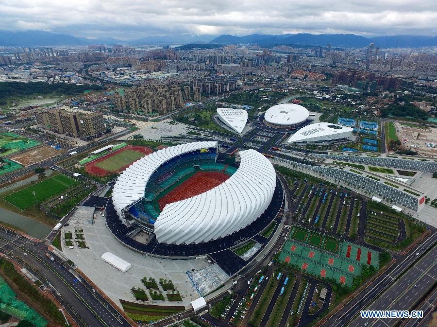 En images : les stades des Jeux de la jeunesse de Chine