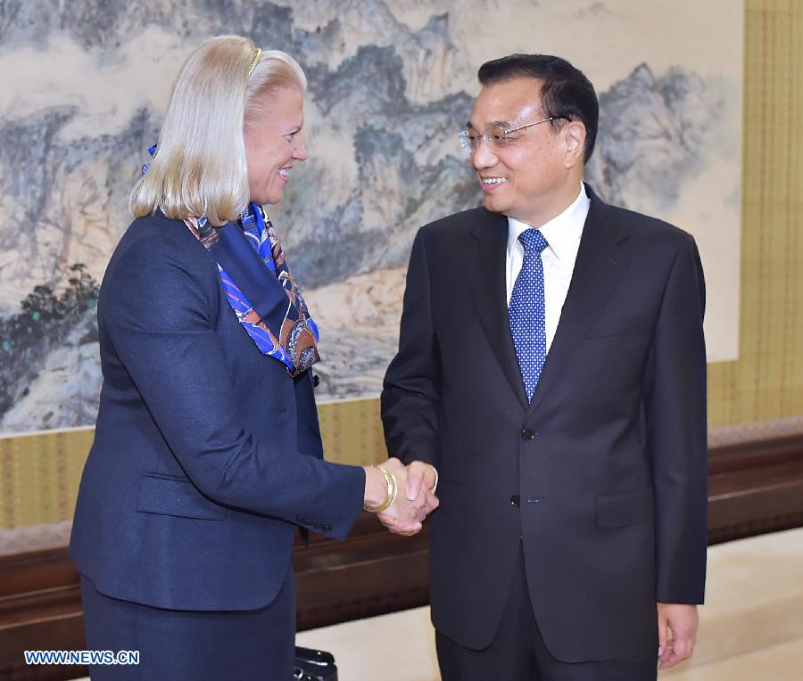 Le PM chinois rencontre le président d'IBM