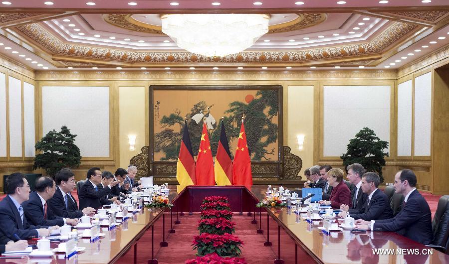 Le PM chinois souhaite un mécanisme de coordination avec l'Allemagne sur les stratégies de développement