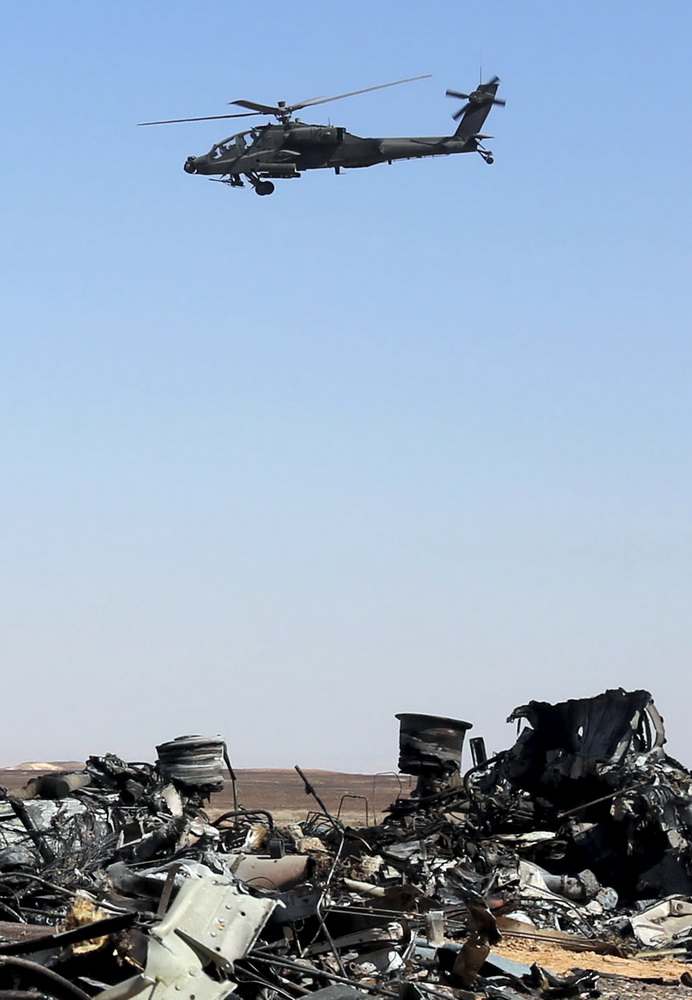Moscou promet de mener une enquête exhaustive sur le crash d'un avion russe en Egypte