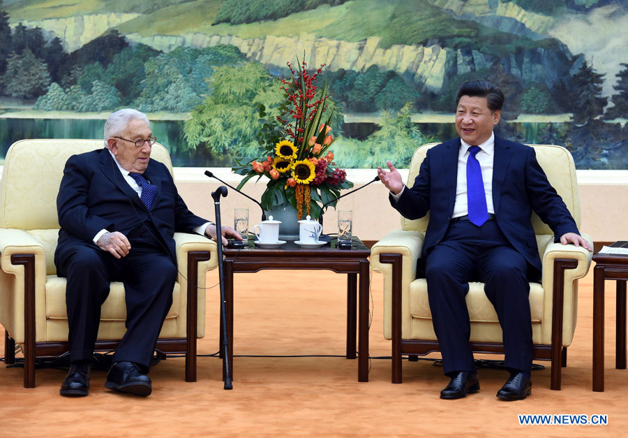 Le président chinois rencontre d'anciens diplomates américains